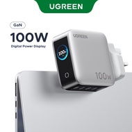 UGREEN 100W GaN 5 Ports Fast Charger TFT Display Screen Charger USB-C*4 + USB-A*1 Compatible with iP