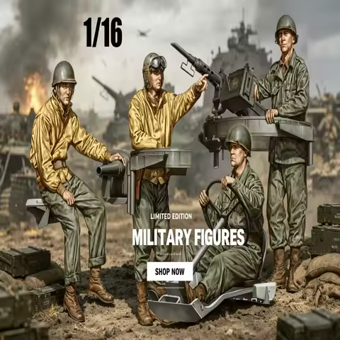 Rare High-quality Resin Model, 1/16 Member Group, Suitable for M8 Model, Unpainted Model Kit, Requir