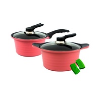 [Set of 2] BAUER Sauce Pan 18cm + Sauce Pot 20cm Set