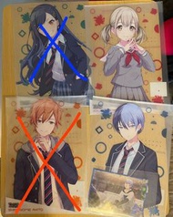 Vivid BAD SQUAD A4透明FILE  青柳冬彌 青柳冬弥 白石杏 小豆澤心羽 小豆沢こはね 世界計畫 彩色舞台feat. 初音未來 プロジェクトセカイ カラフルステージ feat. 初音