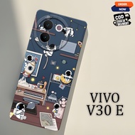 Softcase Pro Camera Vivo V30E 5G Latest 2024 Silicone V30E 5G 2024 - CUTE Motif Softcase V30E - Pro 