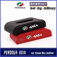 Perodua Axia car tissue box PU LEATHER accessories 2014 2015 2016 2017 2018 2019 2020 2021 se ADVANC