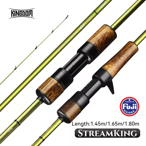 Kingdom StreamKing S7 Update Fishing Rod 72g Ultralight 2 Sections UL L Power Fuji O Ring Carbon Fib