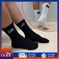 Knitted soccer socks, calf-length soccer socks, cheap white and black soccer socks, knitted socks