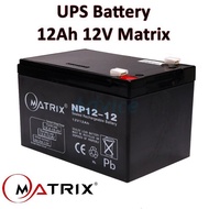 แบตเตอรี่ MATRIX UPS ขนาด 12V- 5.5Ah/ 7.8A/ 9Ah/ 12Ah ใช้กับเครื่องสำรองไฟ
