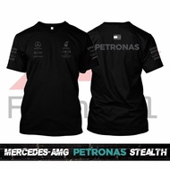 F1 / Petronas AMG Mercedes Benz Logo Team Crew Driver " Saiz XS - 8XL " Oversized Mens Casual Big Si