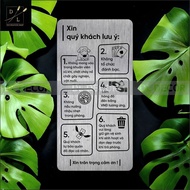 Rules for hotels, motels, hotels, homestays, villas - Scratched silver Alu (6014)