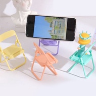 Creative Foldable Chair Shape Phone Holder Mini Plastic Mobile Phone Holder