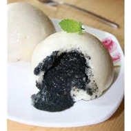 黑芝麻流沙包/ Black Sesame Lava Bun/ 4pcs/ Frozen