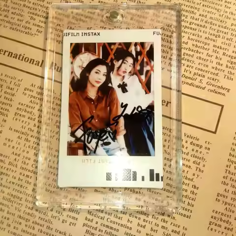 Blank The Secret Love Filling Blank FayeYoko Handwritten Signature Photo Limited Edition Three Inch 