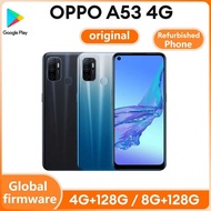 Refurbished Phone OPPO A53 4G - 4GB RAM + 128GB ROM 6.5 Inches 13MP LTE Smartphone Global rom google