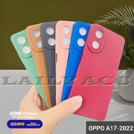 Softcase Macaron Casing Pro Camera OPPO A17 2022 Silicone Case Casing