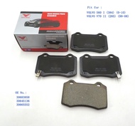 Set Rear Premium Ceramic brake Pads Volvo S60 V70 R 30683858 ผ้าเบรค