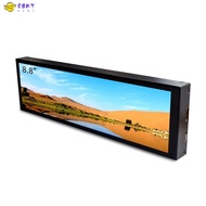 8.8 Inch HDMI-Compatible Touch Long Wide Monitor with Case PC Temperature Display PC Sensor Panel Di
