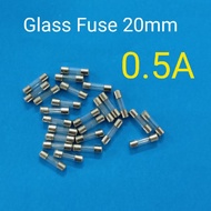 0.5A 20mm Glass Fuse
