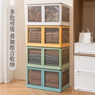 Transparent Folding Wardrobe Quilt Storage Box Household Clothes Clothes Organizer Five Open Doors Plastic Storage Box