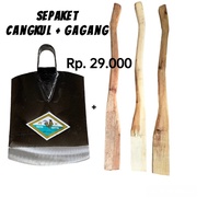 LOKAL One set of Rooster Brand Hoe + Handle - Local Non-Stick Hoe - Doran Quality Hoe