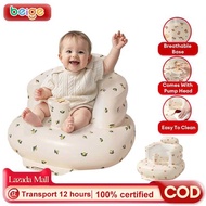 Portable Iatable Baby Chair With Air Pump Thickened 4-36 Months Training Seat For Sitting Feedi