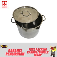 STOCK POT 16 QT SS POT/ MASPION STAINLESS BOILING POT/