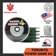 SAMURAI -TOKURYO Power Game x4 Braided Line 6lb 7lb 8lb 10lb 14lb 15lb 25lb 30lb Fishing Line Tali P