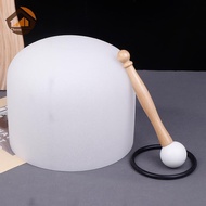 CheeseArrow Crystal Quartz Singing Bowl 8 Inch 432Hz Yoga Meditation Sound Bowls Professional Tibeta