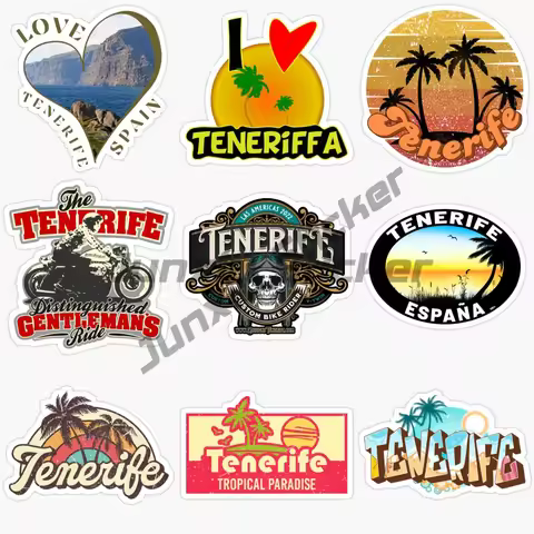 Spain TENERIFE Scenery Vinyl Self-adhesive Car Sticker Styling Cover Scratches Accessories Decor Dec