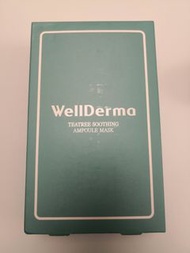 ⚡7 折⚡ 24 小時限定 💧WellDerma TeaTree Soothing Ampoule Mask 茶樹補水清爽控油面膜 (10 pieces)(最後 100 盒 🎉)