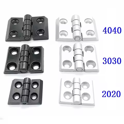 1pc 2020 3030 4040 Aluminum Profile Accessory Zinc Alloy Hinge for 2020 3030 4040 Aluminum Profile E