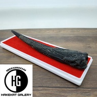 once pipa rokok tanduk kerbau full ukir naga RD437