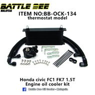 BATTLEBEE Thermostat Model Engine Oil Cooler Kit For Honda civic FC1 FK7 1.5T BB-OCK-134