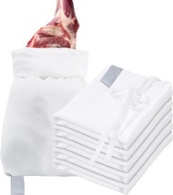 Elk Game Bags- 5-Pack Reusable Heavy-Duty Game Bag Breathable Meat Bag Elk Gear with Reflective Stri