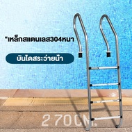 บันไดสระว่ายน้ำเกรด 304 จากสแตนเลส, บันไดสระว่ายน้ำที่ทันสมัย