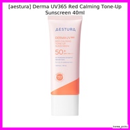 [aestura] Derma UV365 Red Calming Tone-Up Sunscreen 40ml / Korean Sunscreen / Tone-Up Effect / 100% 