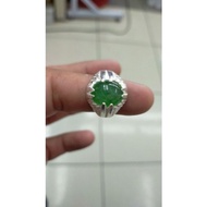 Cincin Batu Zamrud Asli