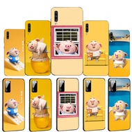 OPPO F11 Pro R9 R9S R11 R11S F3 Plus 230806 Black soft Phone case Yellow Pig Cute