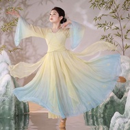 New Elegant Fairy Classical Dance Skirt - 360° Gradient Design | Performance & Practice Outfit WD424