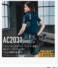 BURTLE BURTLE Air Craft 空調服短袖夹克衫(男女通用) 春夏用 AC2036 三種色