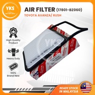 🔥 DENSO🔥(17801-BZ060) TOYOTA AIR FILTER AVANZA 06'-15' RUSH 06'-17' F602 F651 F652 AIR FILTER/PERNAP