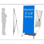 bunting 2x6 with x stand