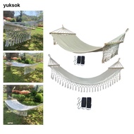yuksok Outdoor Hammock Sturdy Heavy Duty Portable Hammock for Beach Balcony Outdoor