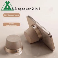 FORBETTER Mini Wireless Bluetooth Speaker, 2 in 1 Portable Magnetic Bluetooth Speaker, Compact Wirel