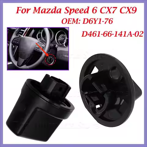 Ignition Key Knob Push Turn Switch Key Ignition Knob Set For Keyless Entry Mazda Speed 6 CX7 CX9 Rep