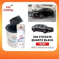 KW 2k Paint Proton 0246/0216 Quartz Black Cat Kereta Proton 0246/0216 Quartz Black Cat Kereta 2k Cat