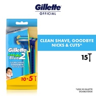 Gillette Blue 2 Flexi – 15 Disposable Razors (10+5)