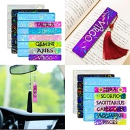 Crazy 2Pcs Resuable Silicone Mold  Star Sign Bookmarks Making Mould Tools