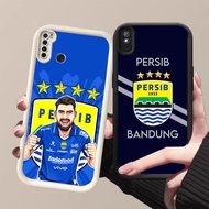 GK-69 Persib logo Black and white silicone Casing for Redmi Note 6A 7 9A 9T Pro