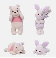 Disney 小熊維尼 小豬 櫻花系列公仔