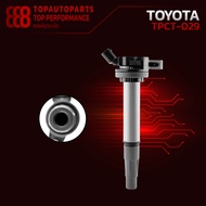 คอยล์จุดระเบิด TOYOTA ALTIS DUAL / PRIUS / CHR / 1ZR 2ZR 3ZR - TOP PERFORMANCE JAPAN - TPCT-029 - คอยล์หัวเทียน โตโยต้า อัลติส ดูโอ้ พรีอุส  90919-02258 / 10R-035444