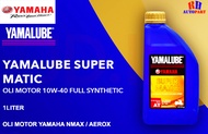 Oli yamalube super matic 1 Liter 10W-40 oli motor Yamaha Nmax Oli yamaha NMax Oli mesin motor aerox 