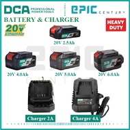 DCA Battery & Charger For Cordless Tools 20V